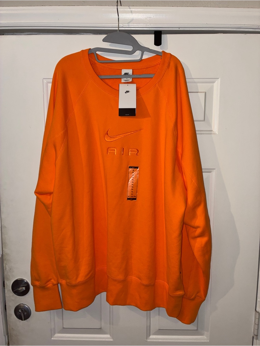 Nike Men’s Crewneck Sweatshirt in Bright Orange